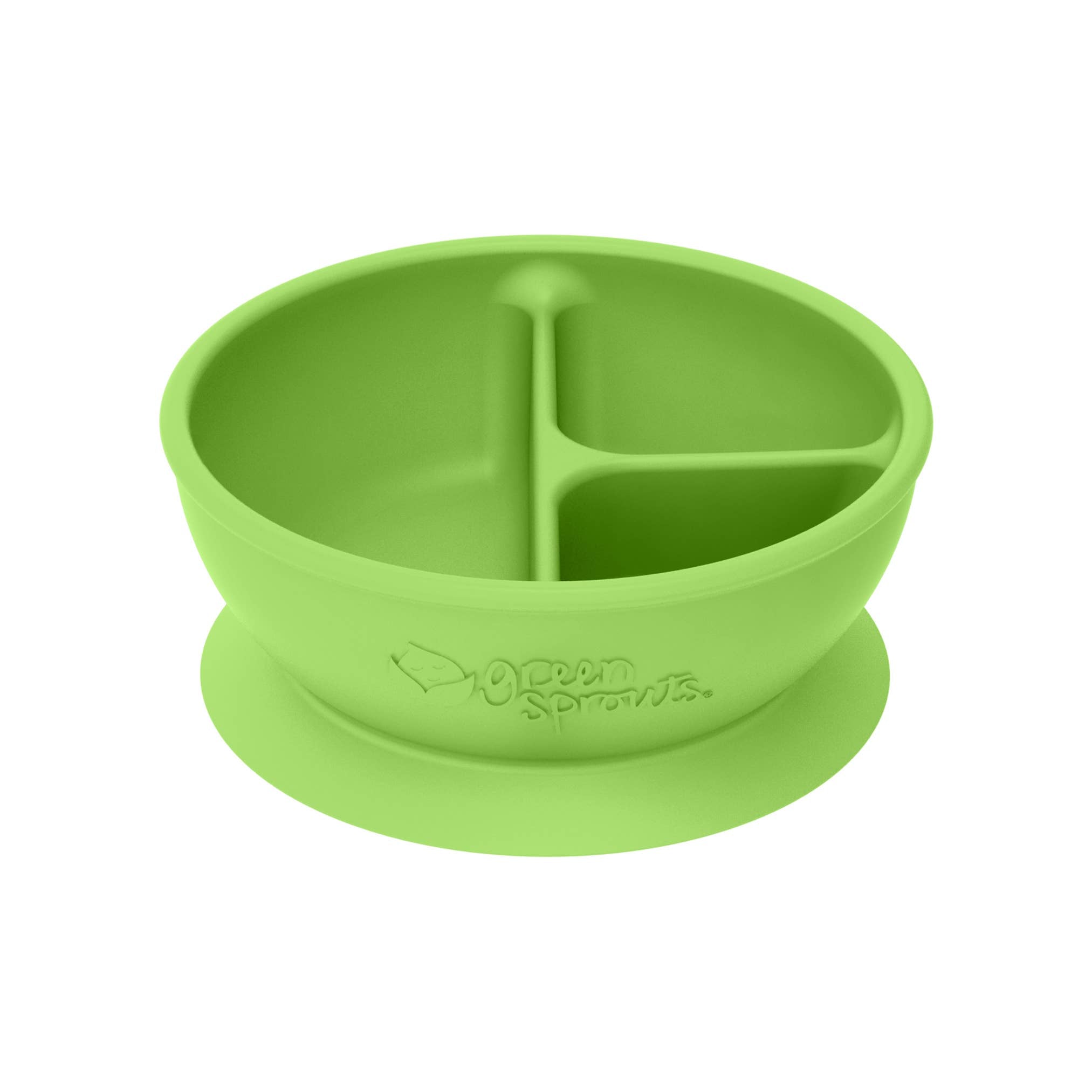 Learning Bowl made from Silicone - Pink, Green or Aqua - Baby&More