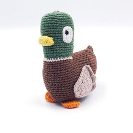 Mallard Duck Rattle Toy