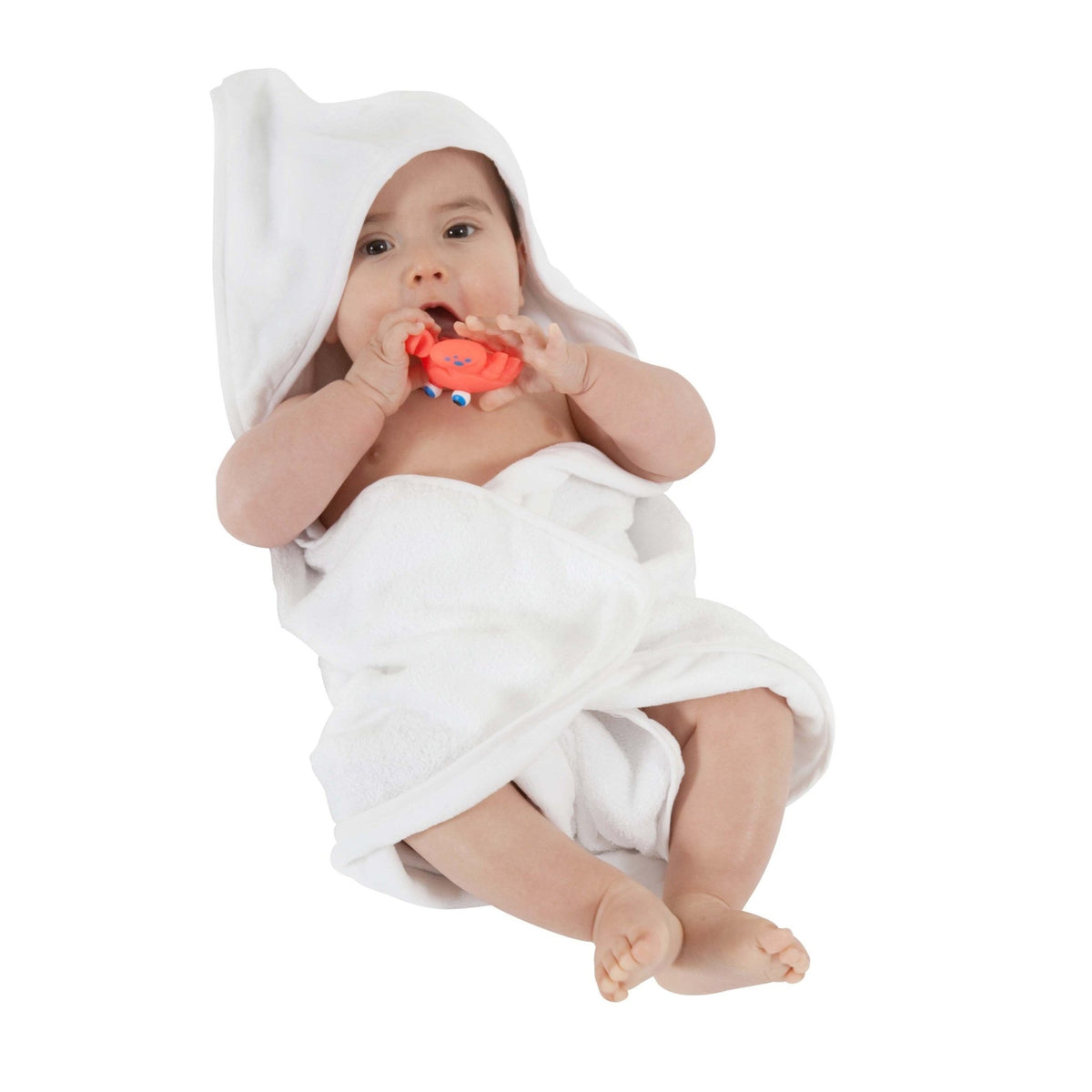 Mum 2 Mum Hooded Towel - White - Baby&More