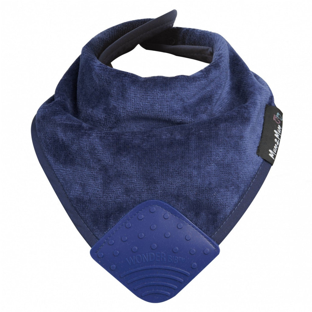 Mum 2 Mum Teething Bandana Wonder Bib - Navy - Baby&More