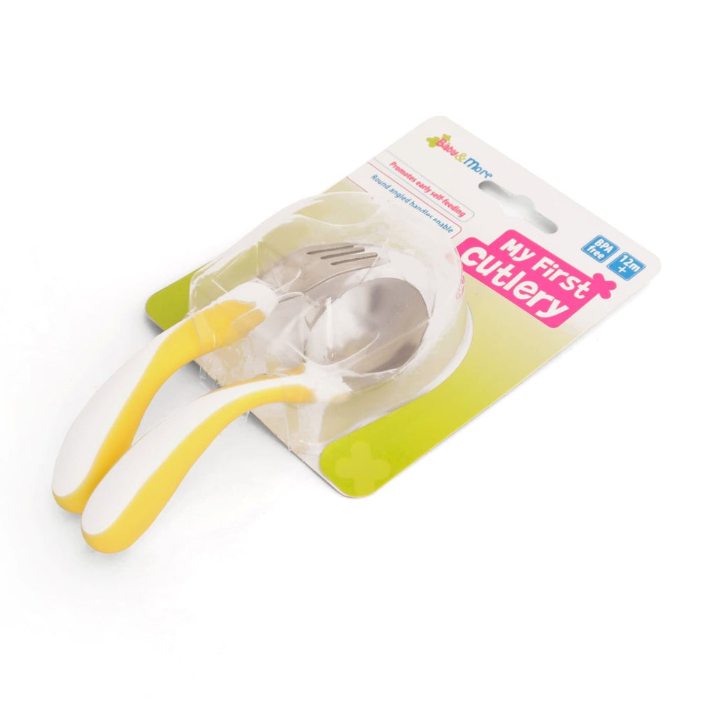 My First Cutlery Set - Fork & Spoon - Baby&More