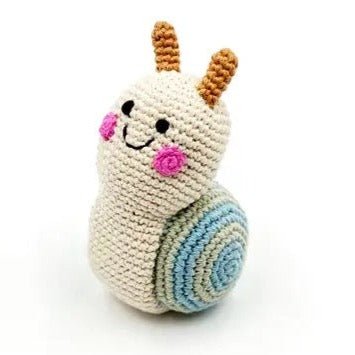 Snail Rattle in Cream - Baby&More
